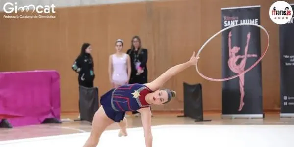 La gimnasta del CER Torredembarra, Natalia Fuster, guanya l’or en la 1a Fase de la Copa Catalana de N2 i N3