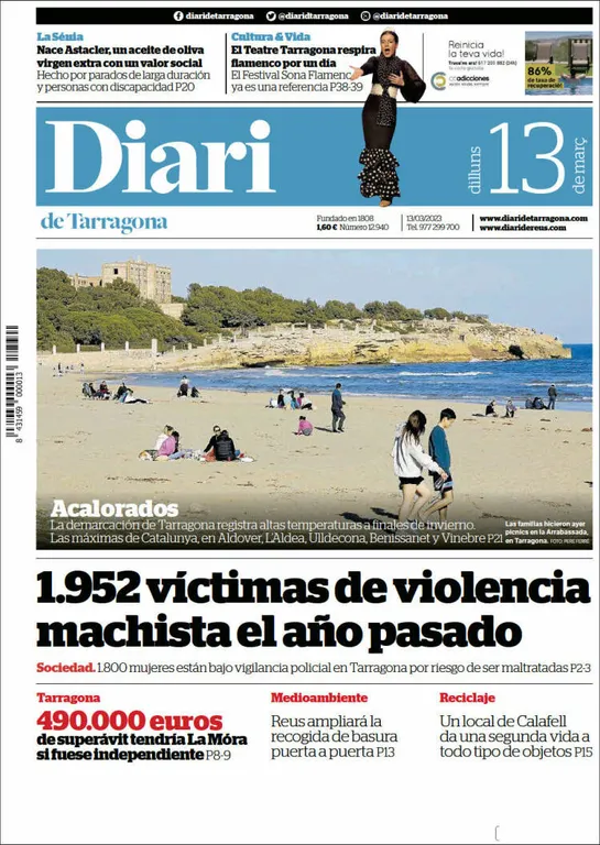 Consulta les portades dels diaris d'aquest 13 de març