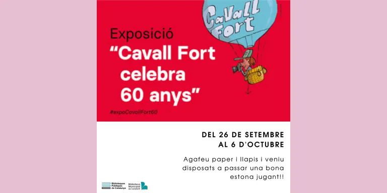 L’exposició ‘Cavall Fort celebra 60 anys’, arriba a la Biblioteca Municipal de Constantí