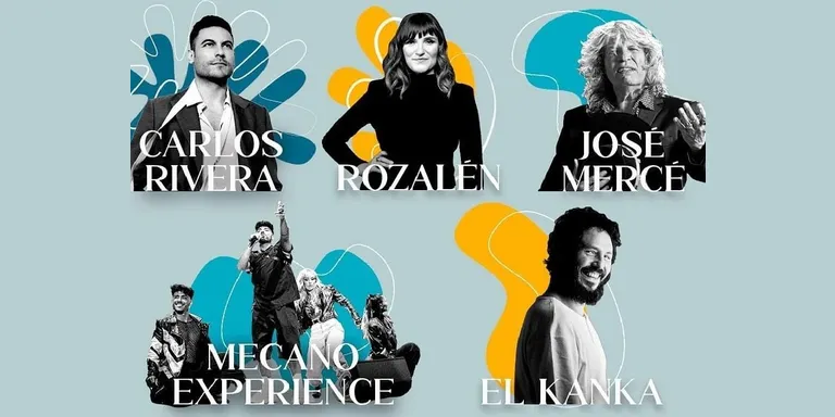 A la venda les entrades pels concerts de Carlos Rivera, Rozalén, José Mercé, Mecano Experience i El Kanka