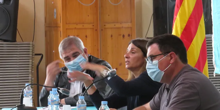L'ex-consellera Meritxell Budó presenta la nova executiva de JuntsxAM