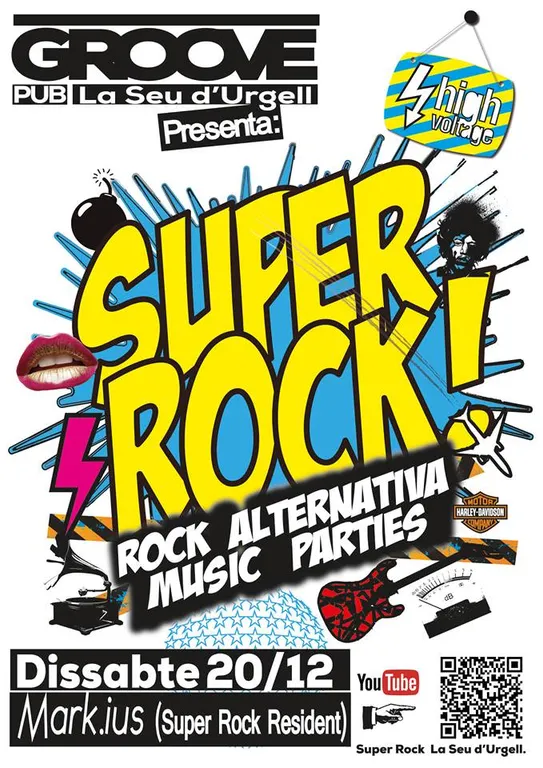 El pub Groove programa la 1a festa 'Super Rock'
