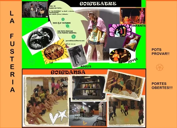 L'espai de teatre i dansa La Fusteria, a ple rendiment