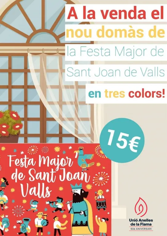 Torna el domàs decoratiu de la Festa Major