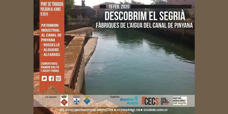 Ramon Dalfó i Josep Forns fan una visita comentada del patrimoni tèxtil del Segrià