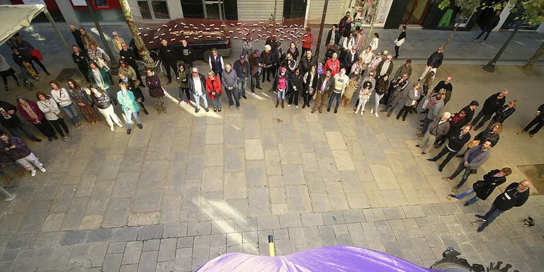 Comencen els actes del 25-N a Blanes amb un acte de la Plataforma de Dones