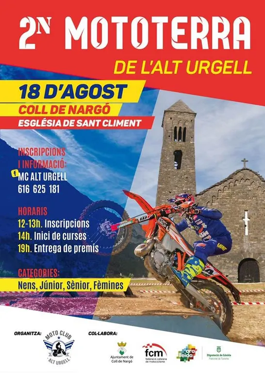 El 2n Mototerra de l'Alt Urgell es disputa a Coll de Nargó