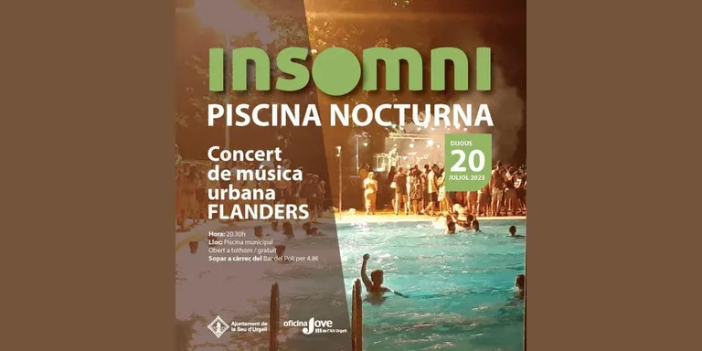 Sessió nocturna i música aquest dijous a la piscina municipal de la Seu d'Urgell