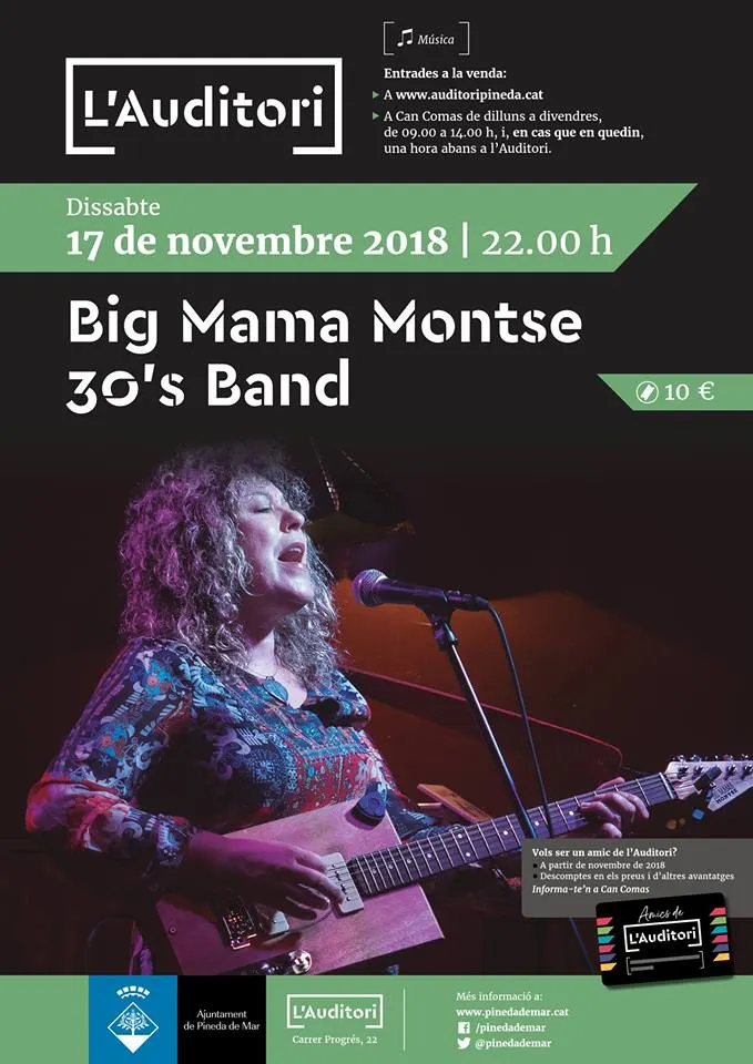 Concert «Big Mama Montse 30's Band» a l'Auditori