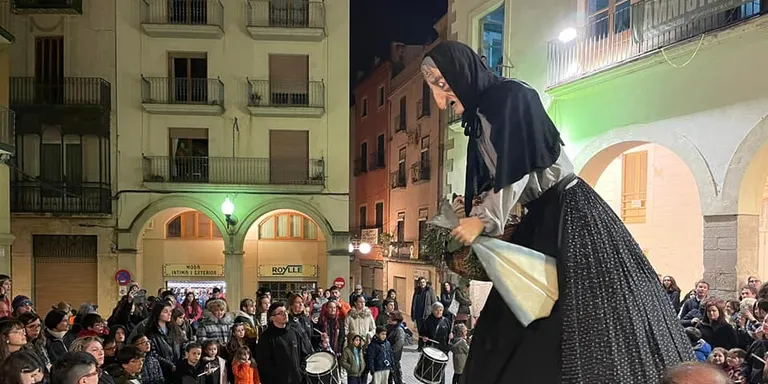 L’arribada de la Geganta Quaresma posa fi a la disbauxa del Carnaval
