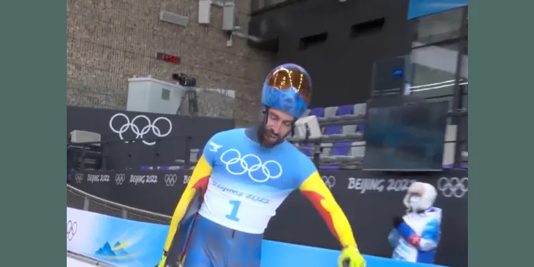 Ander Mirambell frega el rècord de pista a la seva estrena a Pekín 2022