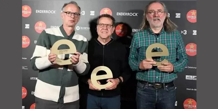 La revista Enderrock ha guardonat a Els Pets amb el 'premi d'or'