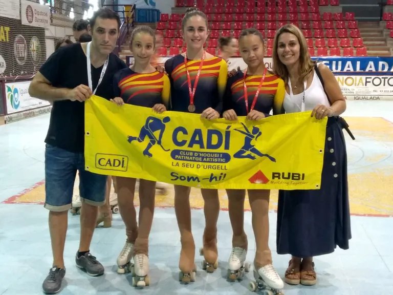 Tres patinadores del CHPA Cadí al Campionat català benjamí, aleví i infantil