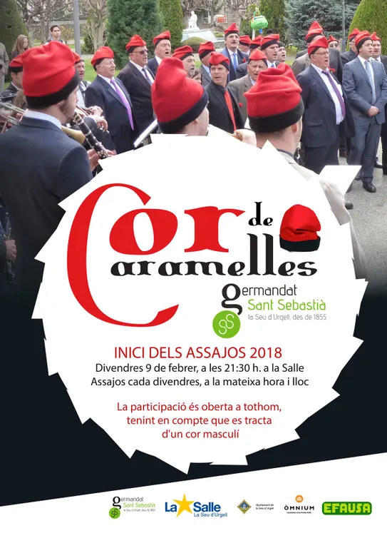 Inici dels assajos de les tradicionals Caramelles de Pasqua de la Seu