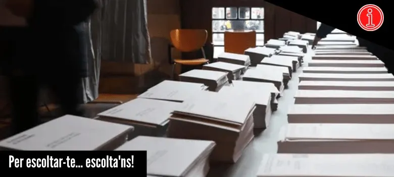 Ja hi ha data per al sorteig de les meses a Castellterçol per a les eleccions del 12-M
