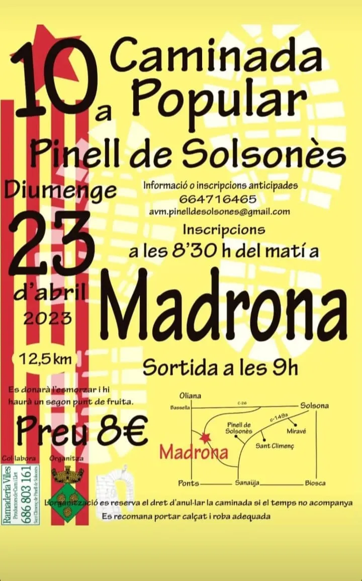 <strong>La Caminada Popular de Pinell arriba a la desena edició</strong>