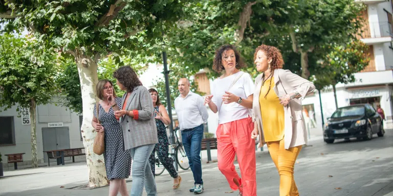 ERC fa un acte de campanya electoral a Cambrils amb els candidats Teresa Jordà, Jordi Salvador i Laura Castel