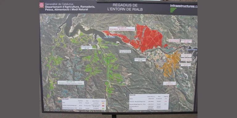 La CHE executarà nous regs compensatoris a Peramola