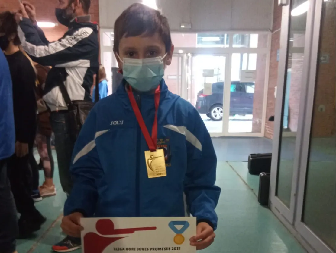 Pablo García Haro, del Club de Tir Cambrils, guanya una medalla d’or a la lliga de joves promeses