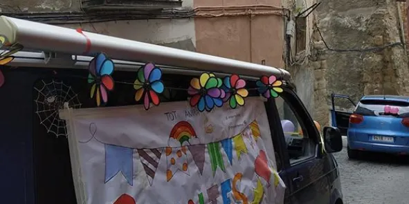 La nova iniciativa de AMPA ESCOLA D'ALMENAR per felicitar els petits en el confinament