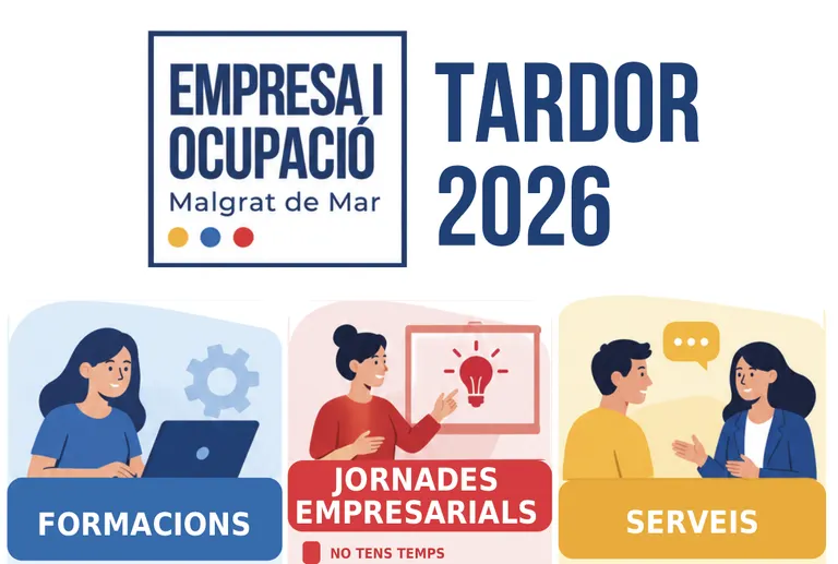 Els cursos i formacions que Empresa i Ocupació ofereix aquesta tardor s’iniciaran la setmana que ve