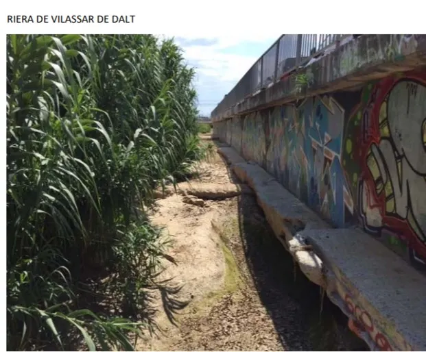 Comença la consolidació dels murs de la riera de Vilassar de Dalt i de la riera de Cabrils