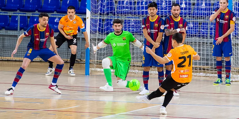 Futbol Sala: El Barça jugarà contra l'ACCS als vuitens de final de la Lliga de Campions