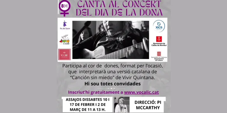 El cor calderí «DO DE DONA» reivindicarà la igualtat en el concert del 8M