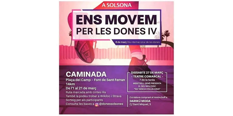 Una caminada, un concert i una xerrada-col·loqui commemoren el 8M al Solsonès