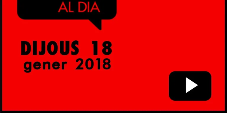 RUBÍ AL DIA dijous 18 GENER 2018