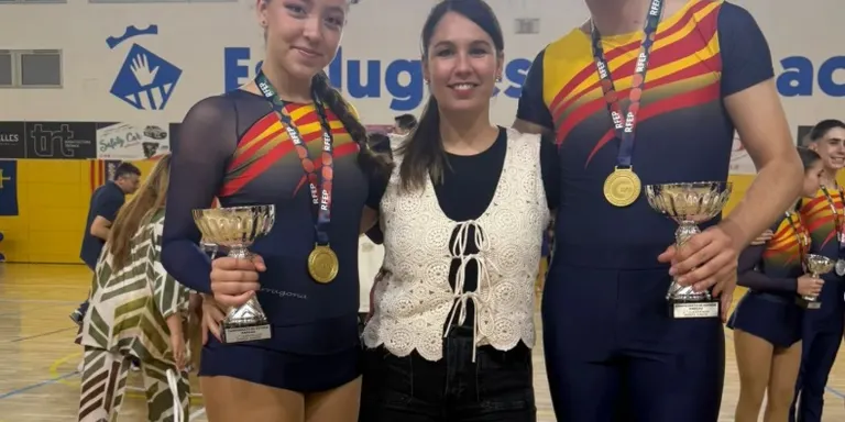 Joan Jardí i Lucia Camarillo, campions júniors d'Espanya de patinatge