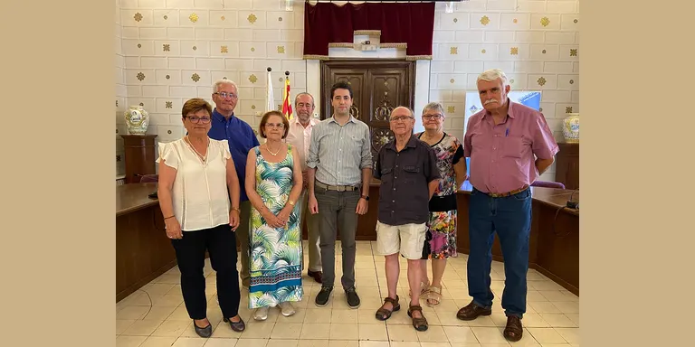 Reunió de l’alcalde de la Seu d’Urgell amb la junta de l’Esplai de la Gent Gran