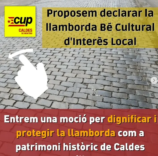 La CUP proposa declarar la llamborda de Caldes Bé Cultural d'Interès Local