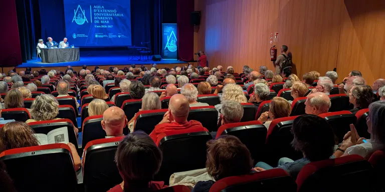 Ramon Puigvert és el president en funcions de l’Aula d’Extensió Universitària