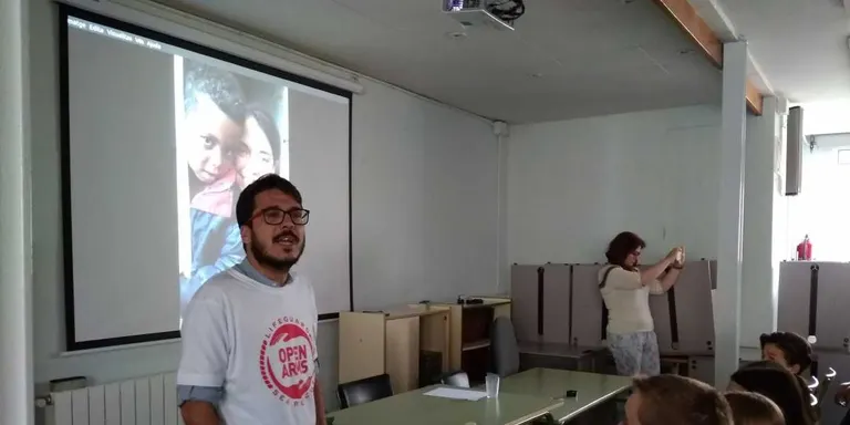 Pro Activa Open Arms, a l'INS Ribera del Sió