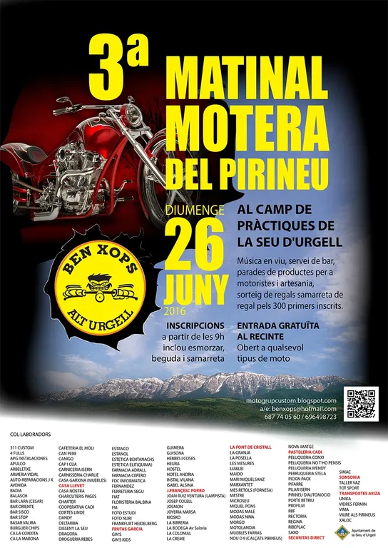 La Seu acull la 3a Matinal Motera del Pirineu