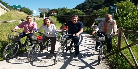 IRUN SE SUMA A LOS PASEOS GUIADOS EN BICICLETA ENTRE GIPUZKOA Y NAVARRA