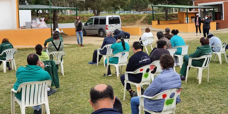 Solidaritat i integració social: l'acte d'AXA Pineda amb la Fundació Marpí