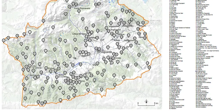 La Cerdanya compta amb 169 miradors transfronterers del paisatge