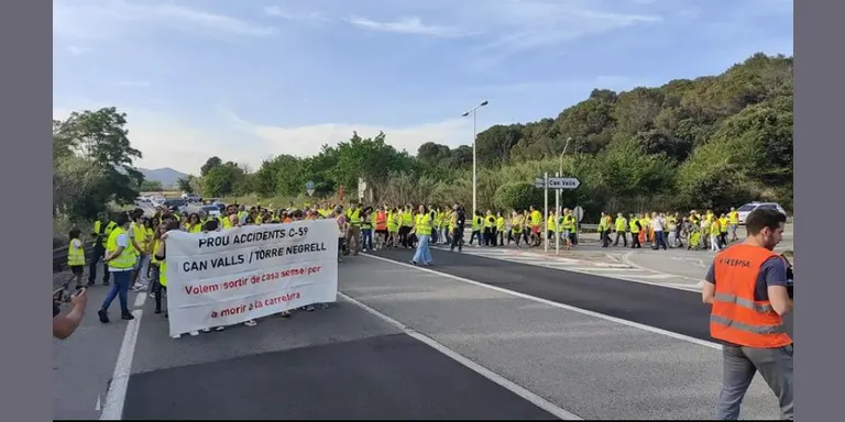 Ajornades les millores provisionals a l'accés a Can Valls des de la C-59, inicialment previstes per aquest estiu