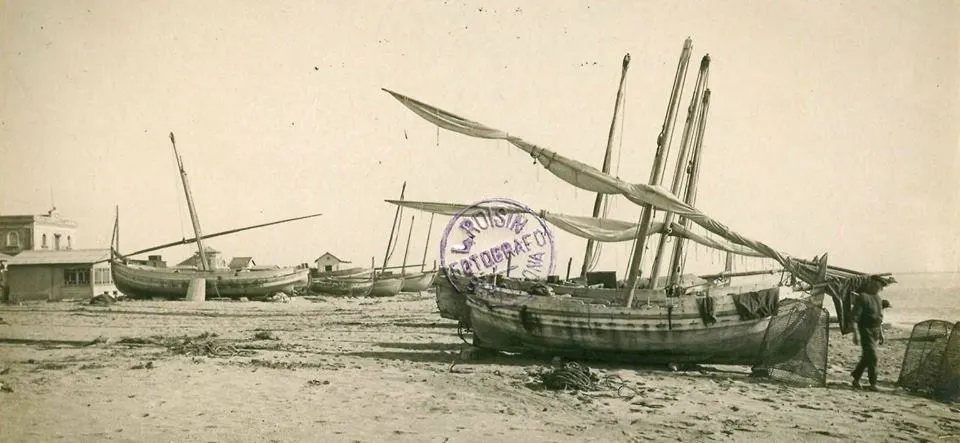 La platja pinedenca, ara fa 90 anys