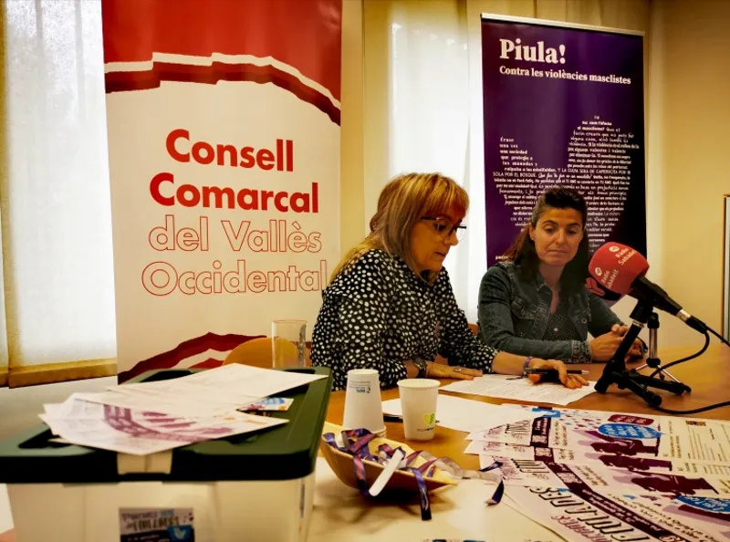 Presentació de les accions per lluitar contra la violència masclista. Foto: Consell Comarcal del Va