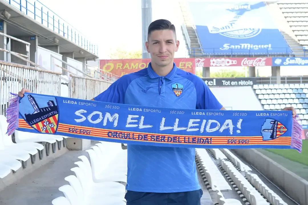 El Lleida Esportiu presenta oficialment a Pedro Ingles i Álvaro Martínez