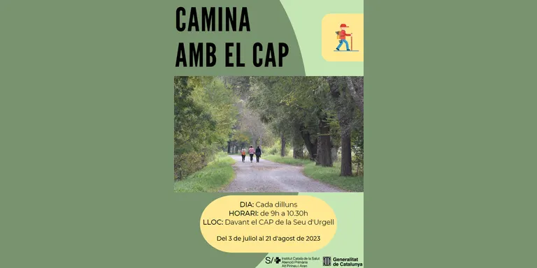 El CAP de la Seu d'Urgell organitza aquest estiu caminades per mantenir la forma física