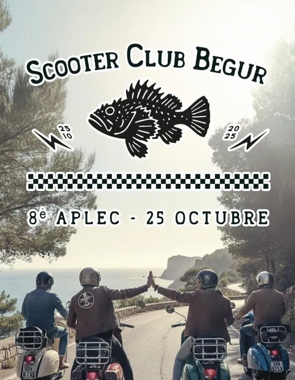 Begur acollirà el vuitè Aplec del Scooter Club amb una jornada d’activitats oberta a tothom