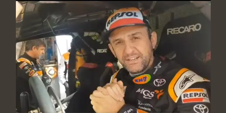 Laia Sanz i Isidre Esteve arriben a l'equador del Dakar en 26a i 27a posició
