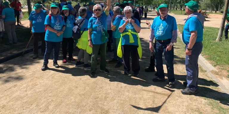 Una cinquantena de persones de Caldes participen en l’edició d’enguany de “A cent cap als cent”