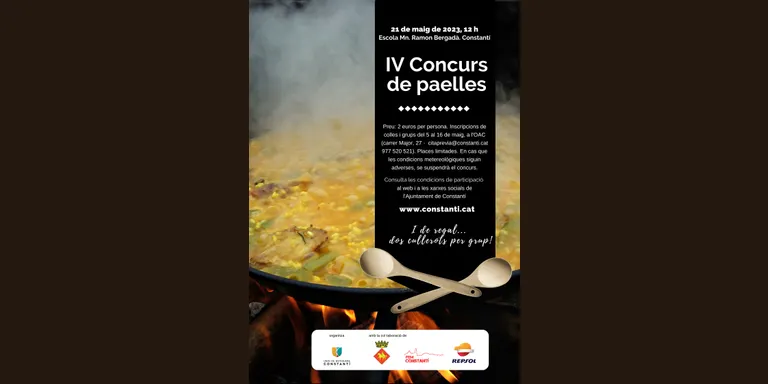Arriba la IV edició del Concurs de Paelles a Constantí