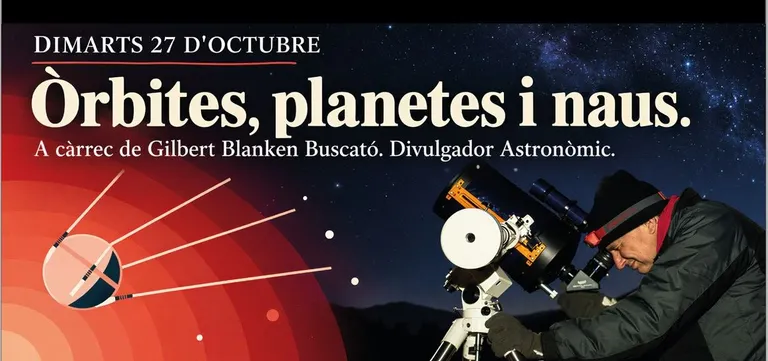 Òrbites, planetes i naus, nova conferència del cicle de Mare Nostrum a Pineda