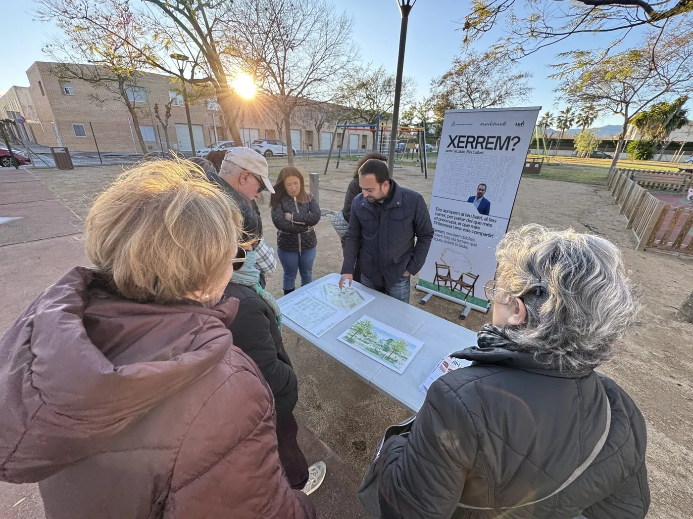 El tercer 'Xerrem', a la plaça de l'Estatut